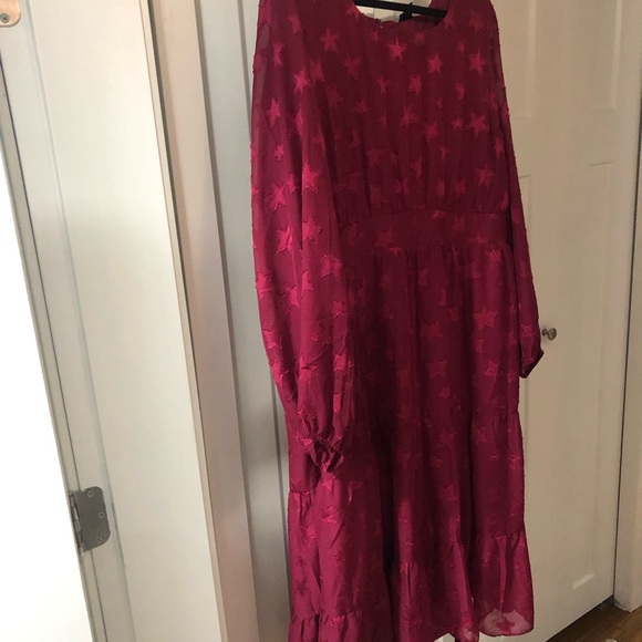 Torrid dress - pink with stars. New with tags - Picture 2 of 5